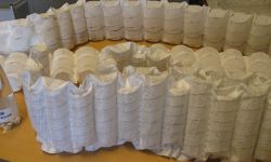 Resortes de colchones sin compactar