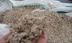 Polvo de yeso reciclado sin compactar