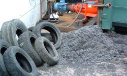 Textiles de neumáticos para compactar