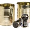 Latas de comida antes de compactar