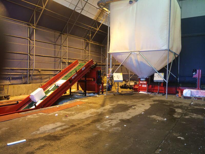 Sistema de compactación de EPS